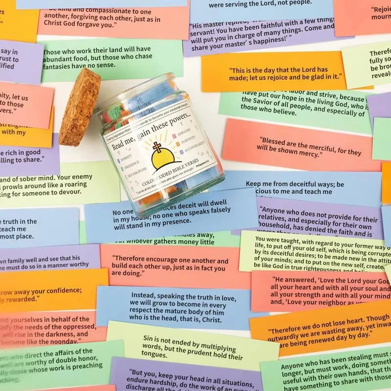 JesusSavesAll Daily Hope Bible Verse Jar