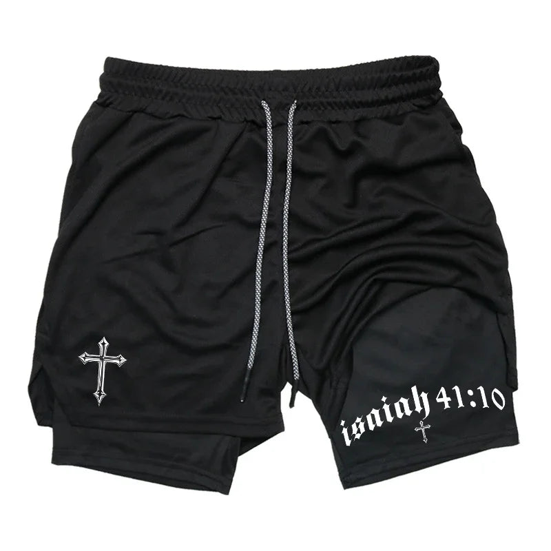 Jesus Saves – 2-in-1 Faith Training Shorts