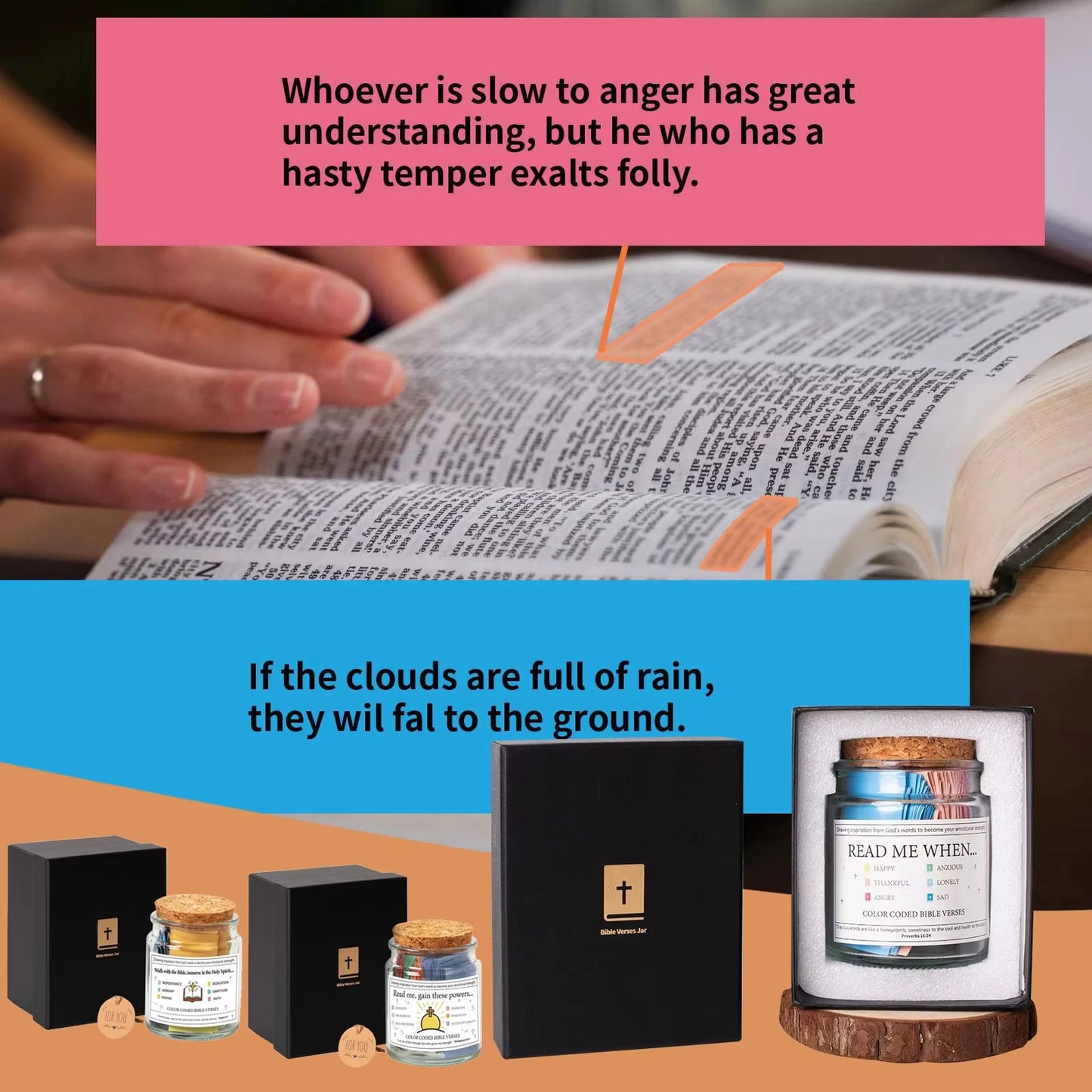 JesusSavesAll Daily Hope Bible Verse Jar