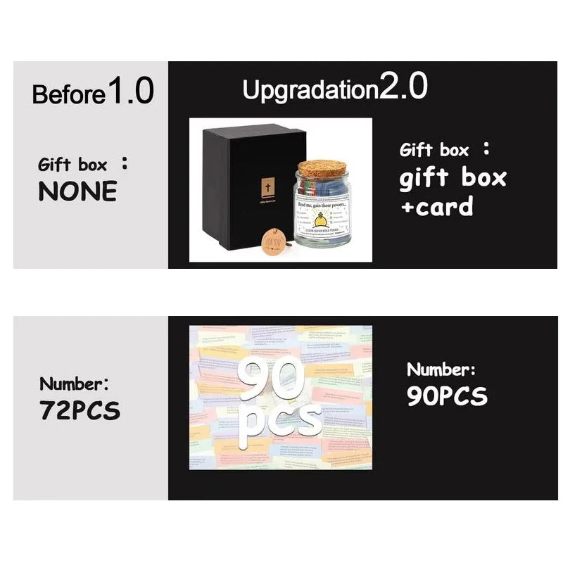 JesusSavesAll Daily Hope Bible Verse Jar